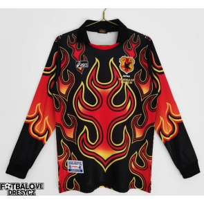 Japonsko 1998 Brankářské Retro Domácí Dres Dlouhý Rukáv Japonsko 1998 Brankářské Retro Domácí Dres Dlouhý Rukáv